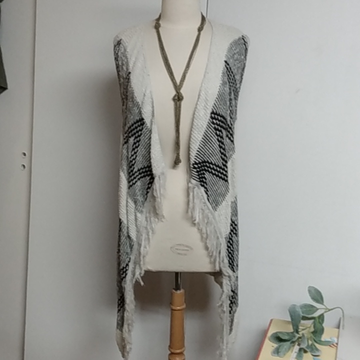 Hp Boho Sweater Cardigan Vest Nwt Hp